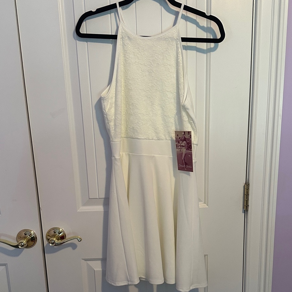 Emerald Sundae Ivory Lace Dress